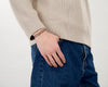 black interlaced cord bracelet le 3g